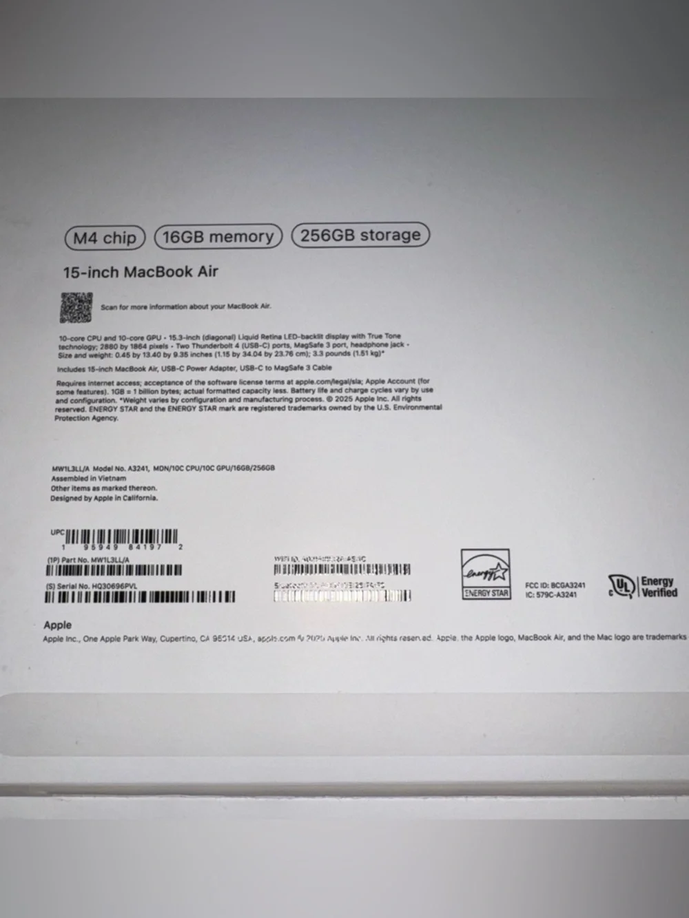 Apple MacBook Air - midnight